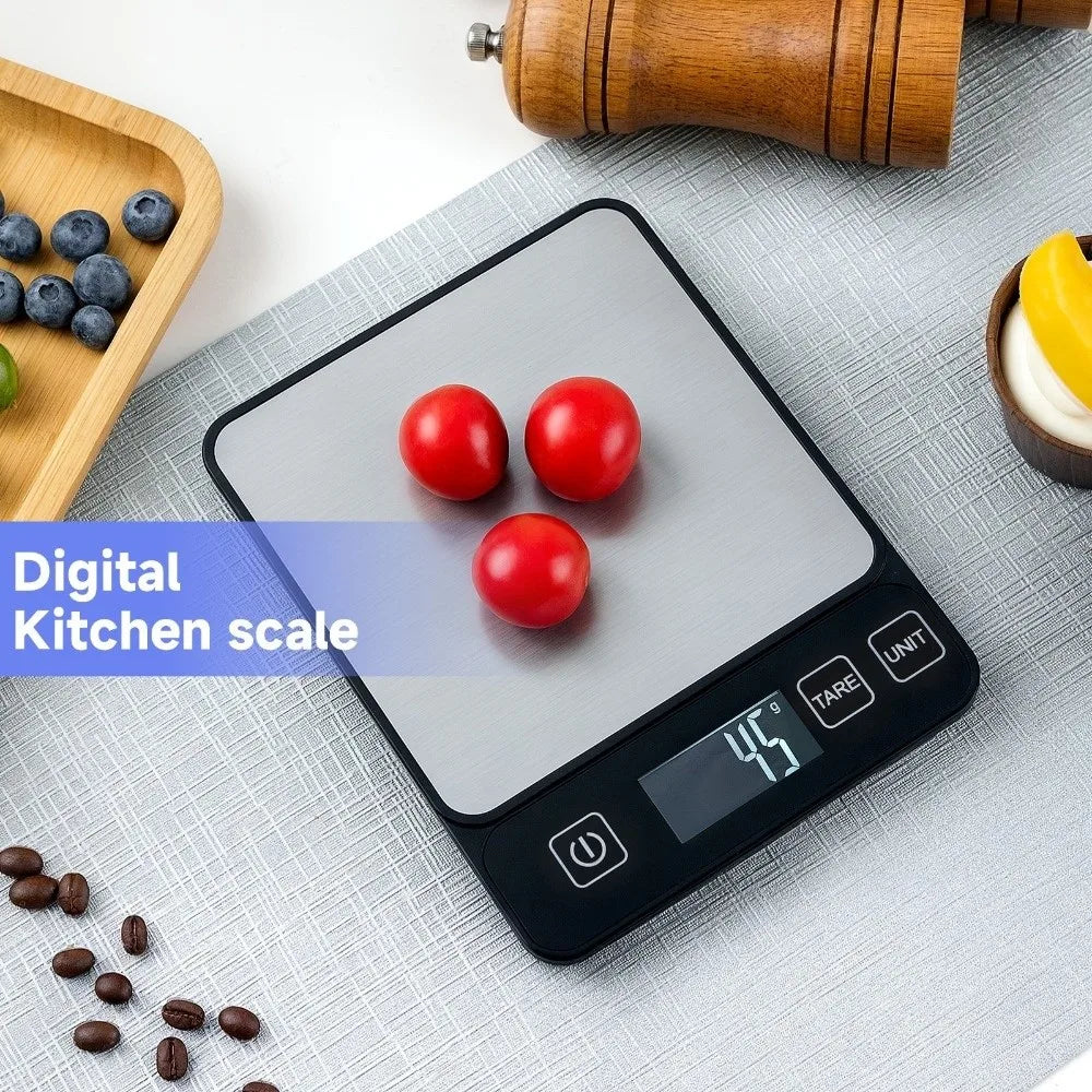 10kg Kitchen Scale LCD Digital Display Electronic Table Scale Baking Gram Weight Scales For Personal Healthy Diet Food Scale