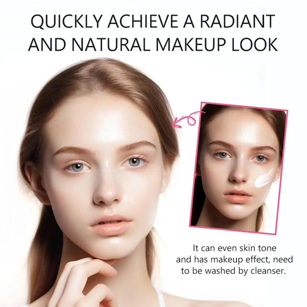 Facial Moisturizer Tone-up Cream,Sakura Essence Glow Moisturizer Cream 1.06 Fl OZ Hydrating Smooth Dry Skin Nourishing Skin Care