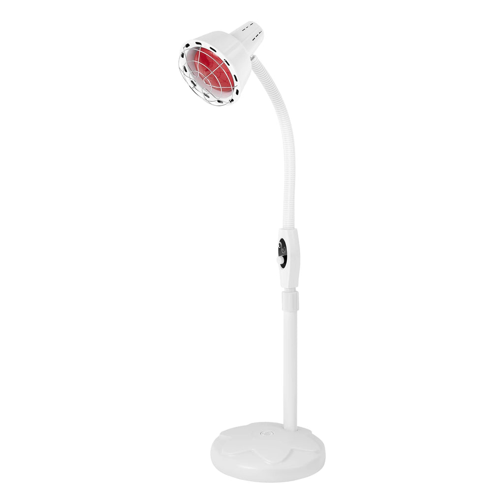275W Adjustable Infrared Heat Lamp for Muscle&Joint Pain Relief, 360° Rotatable Infrared Baking Light, 0-115℃ Temp Control