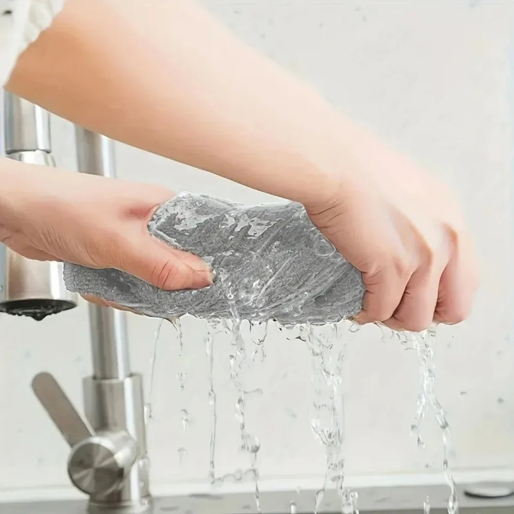 Juego de limpieza de paños de cocina, con tejido superabsorbente, suave y quitamanchas