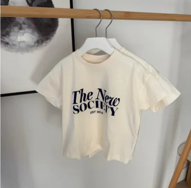 Kids Tee 26Ss Summer Short Sleeve Tns Baby Boy T-Shirts Printed Girls Dress Cotton Clothing