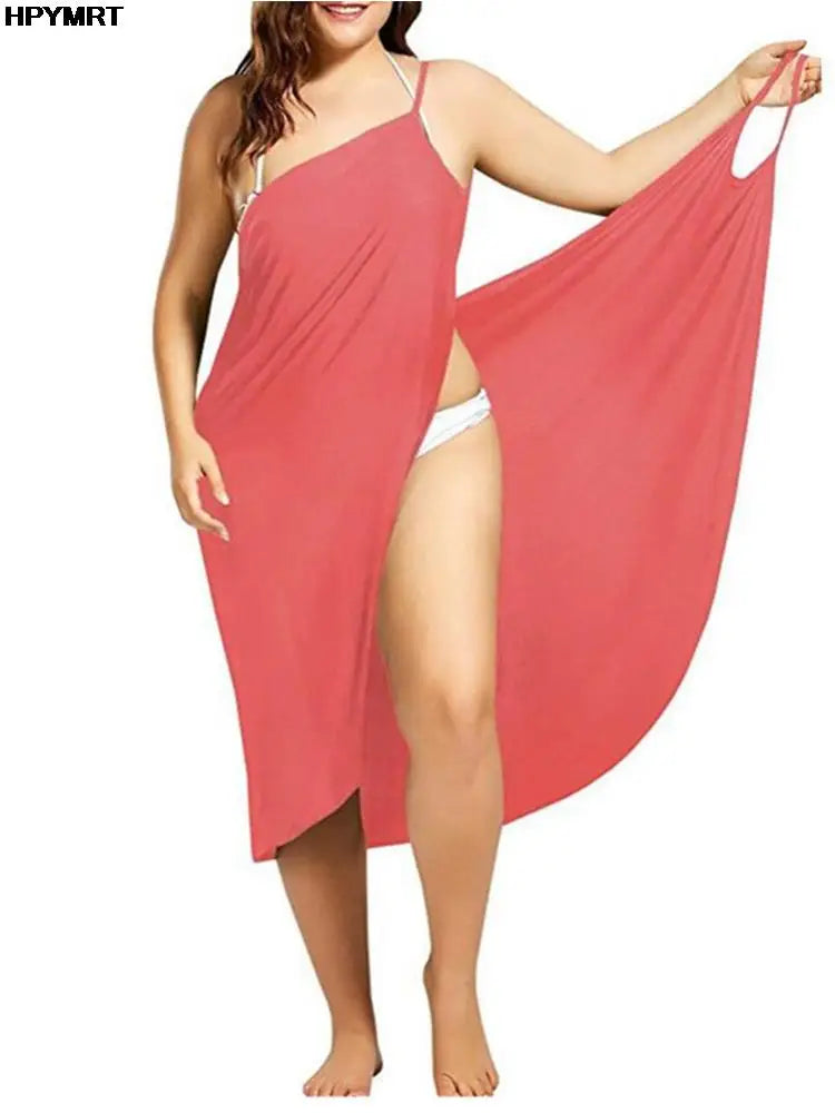 2022 5XL Summer Ladies Halter Dress Solid Color Sexy Suspenders Cross Sleeveless Ladies Clothes Beach Skirt Female Clothing Tops