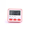 Kitchen Timer and Stopwatch with Flashing Light Alarm