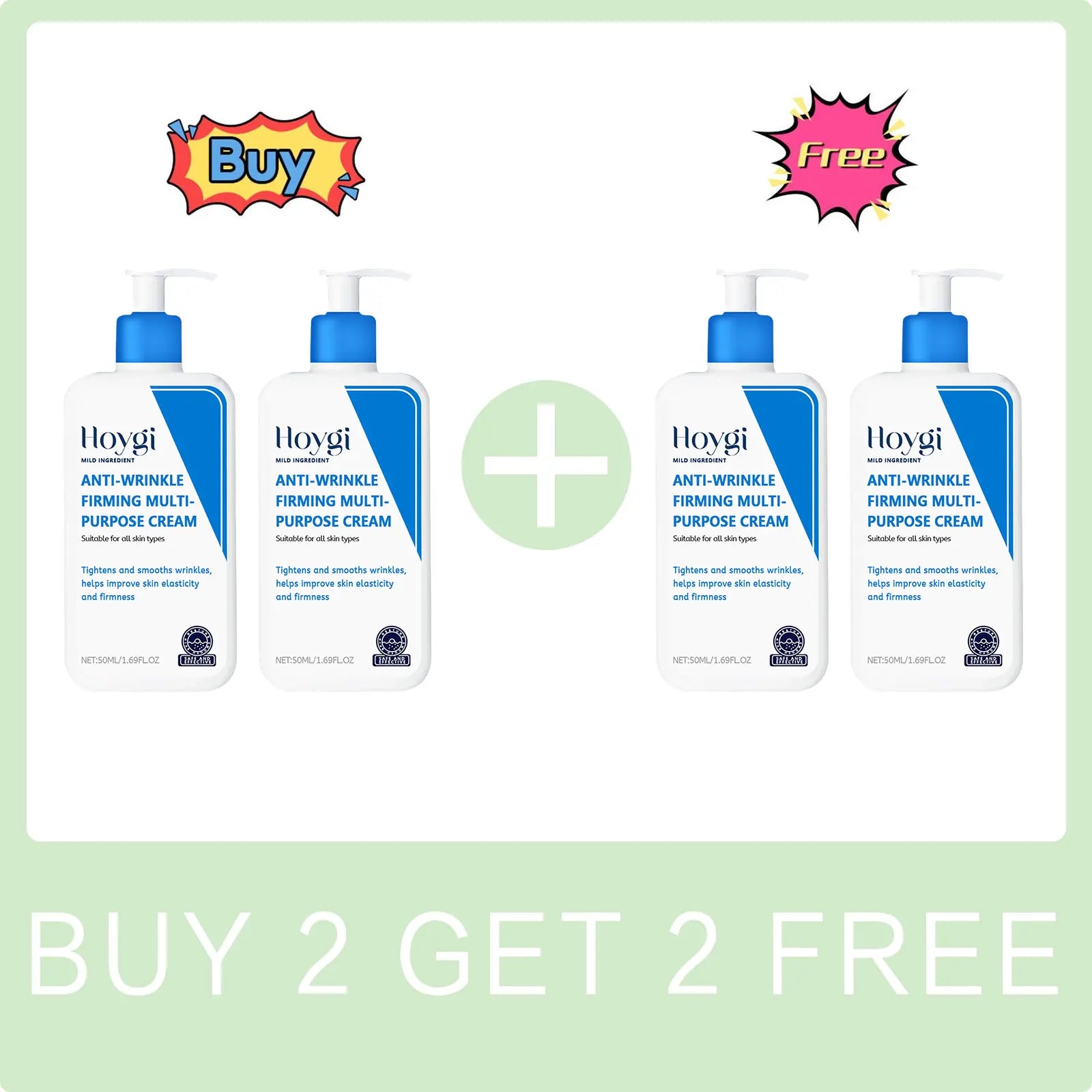 Hyaluronic Acid Cream Shrink Pores Anti Wrinkle Nourishing Hydrating Improve Dryness Remove Fine Lines Moisturizing Facial Cream