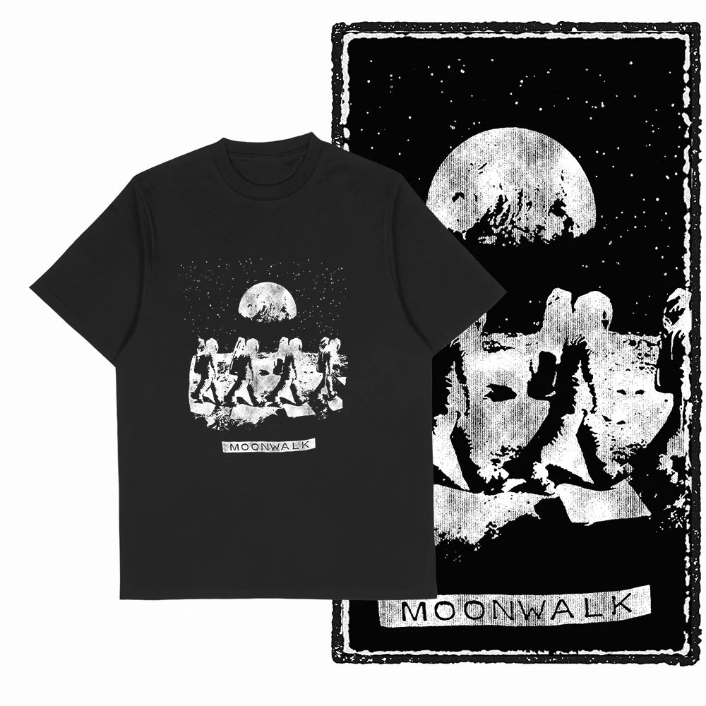 The Coolmind Men's 100% Cotton Astronaut Graphic T-Shirt - Black