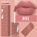 Dunuf 8-Color Matte Velvet Smooth Easy-To-Apply Square Tube Lip Gloss Waterproof Three-Dimensional Plumping Lipstick