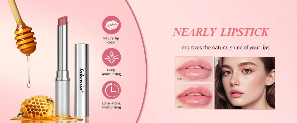 Soft Tube Lip Balm Long-lasting Moisturizing Lipstick Transparent Color Lip Glaze Makeup For Women Cosmetics 4 Colors Lip Care