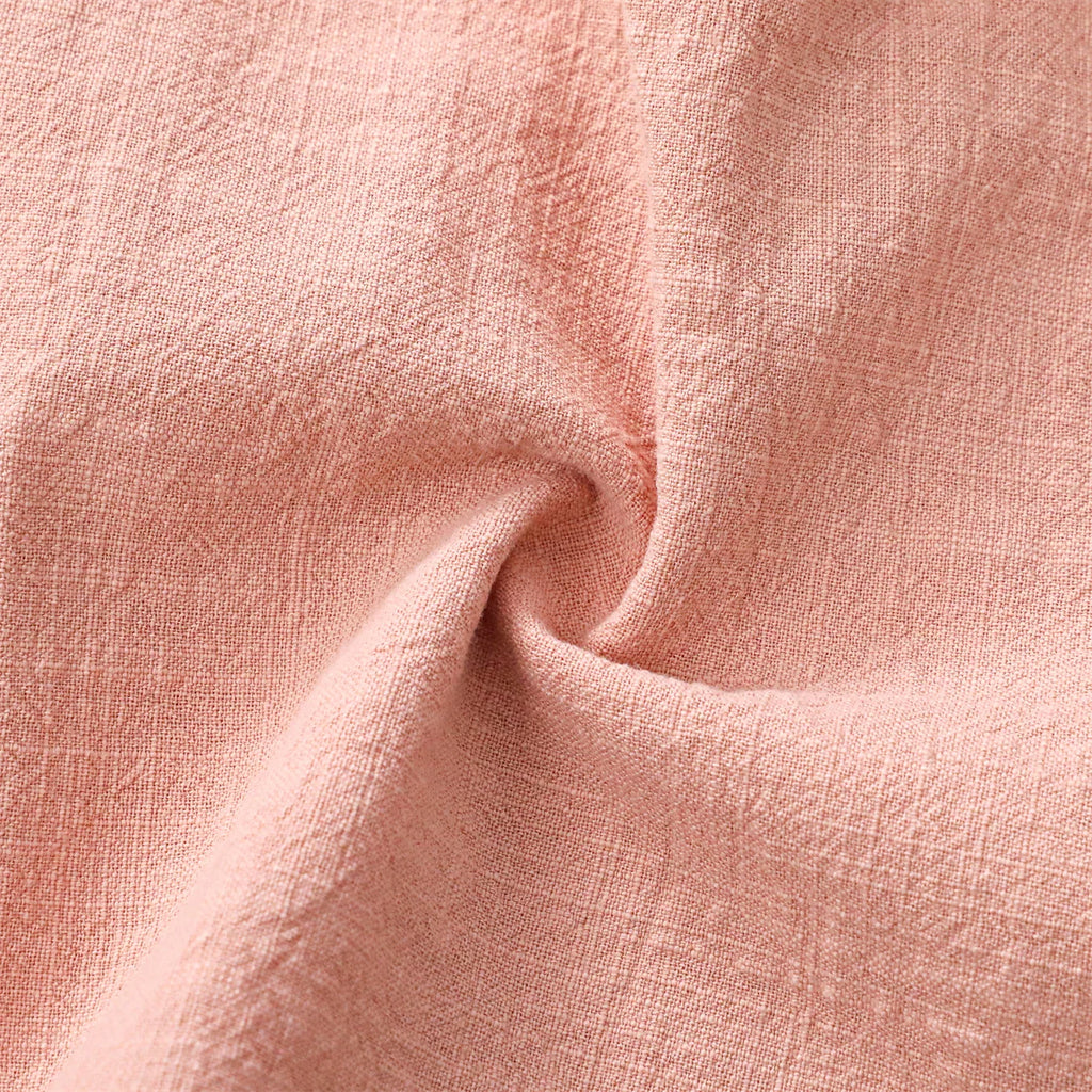 Children's Flying Sleeve Cotton Dress Girls' Skirt Summer Clothing Solid Color Short Ins