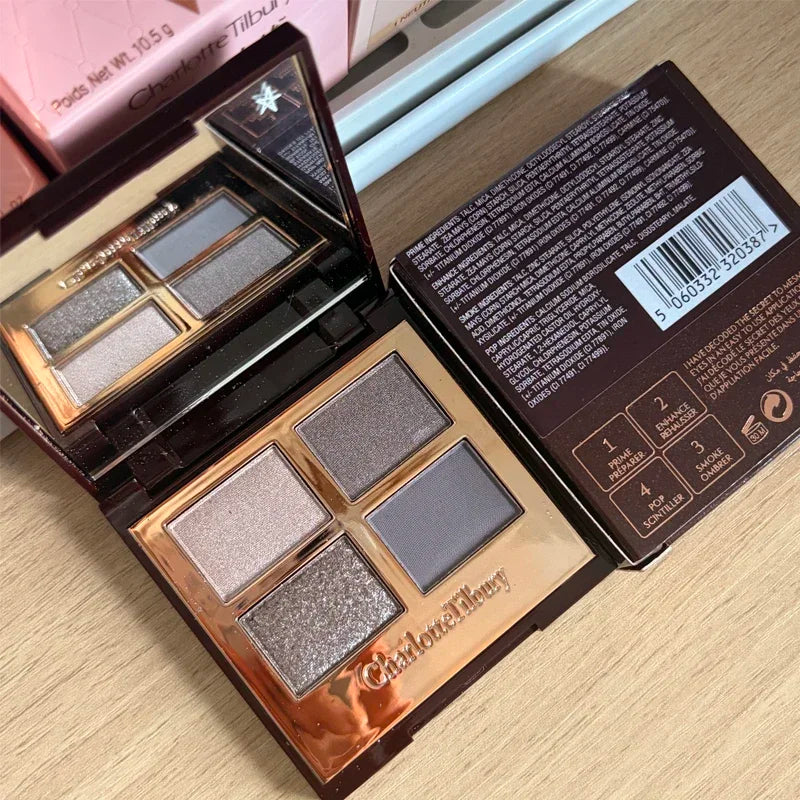 Fashion CT Brand Makeup 4 Colors Eye Shadow Disc 5.2g Nature Easy To Color Palette Fine Powder Foundation Eyeshadow Cosmetics