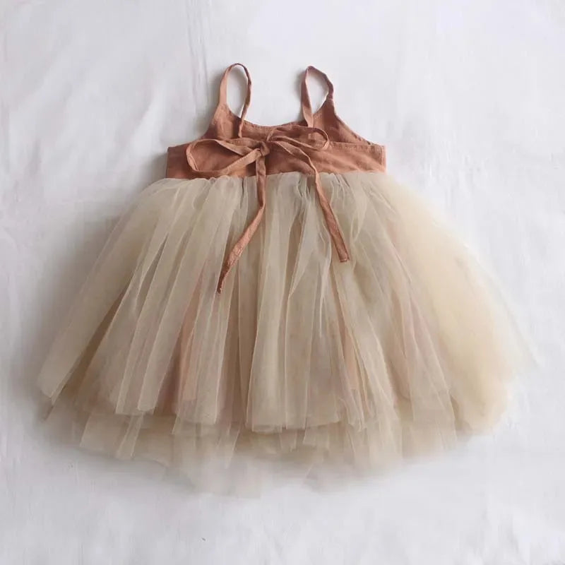 Princess Backless Tutu Birthday Dress for Baby Girls