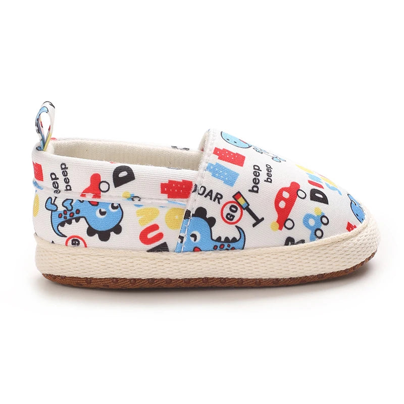 Little Star Baptismal Baby Casual Flat Shoes Spring Autumn Soft Walking Shoes For Infant Toddler 0-18 Months