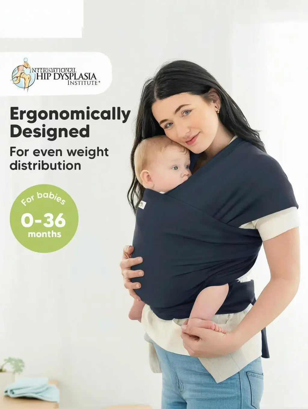 Baby Carrier Front-Carrying Multi-Functional Sleeping, Breastfeeding, Outing Device to Free Hands Knitted Fabric