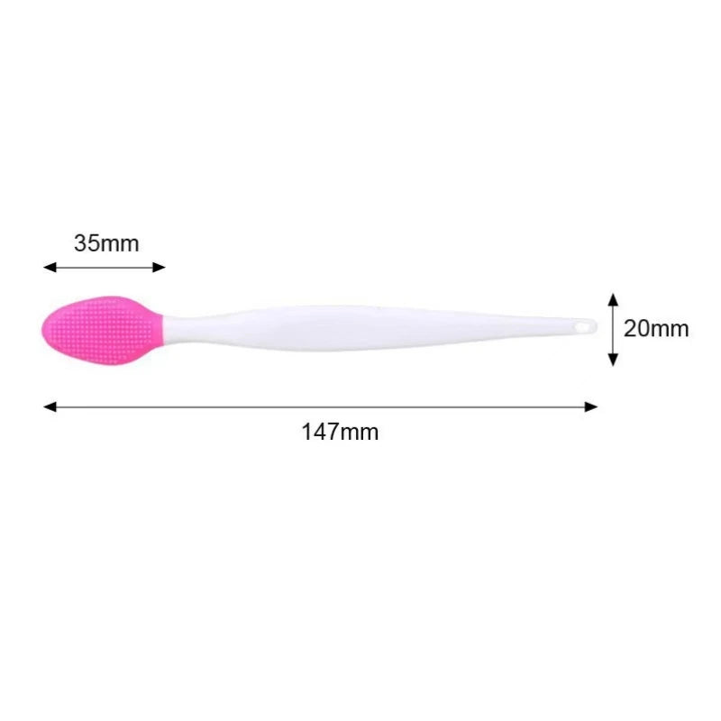 1/5/10Pcs Silicone Facial Cleansing Brush Exfoliating Massage Tools Nose Blackhead Removal Brushes Face Pore Deep Cleaning Wands