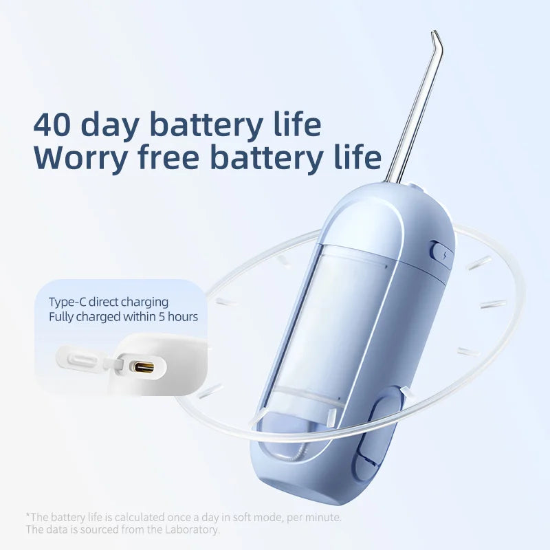 Cepillo de dientes eléctrico portátil con irrigador dental para limpiar los dientes, irrigador bucal doméstico para limpiar los dientes