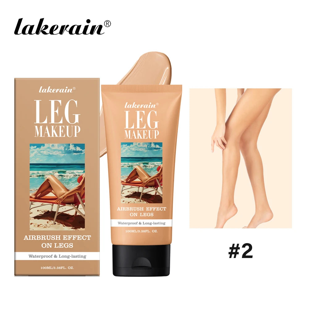 Leg Makeup Concealer Foundation 100ml Long Lasting Waterproof Anti Transfer For All Skin Tones Wheat Tan Brown