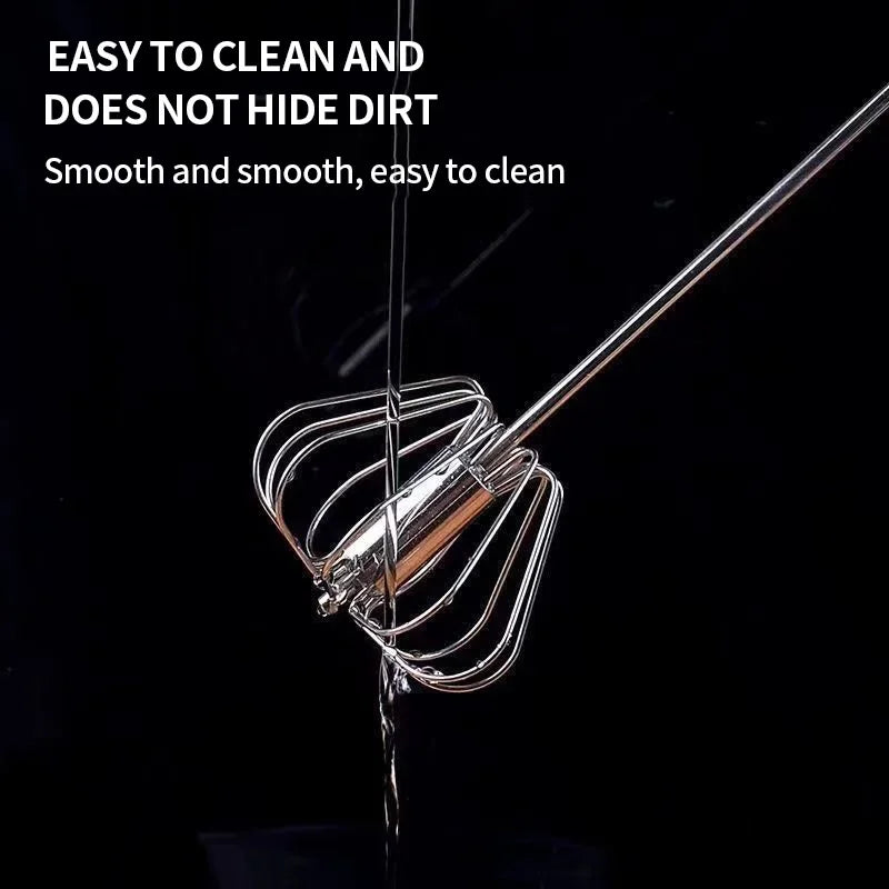 Semi Automatic Egg Beater Manual Rotating Cream Mixer Household Baking Tool Kitchen Gadget for Egg Blending Cake Mixing