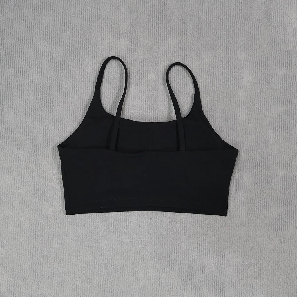 Ctenkevet Women's Push-Up Gym Workout Yoga Bra Female Backless Shockproof Fitness Crop Top Sports Underwear Woman