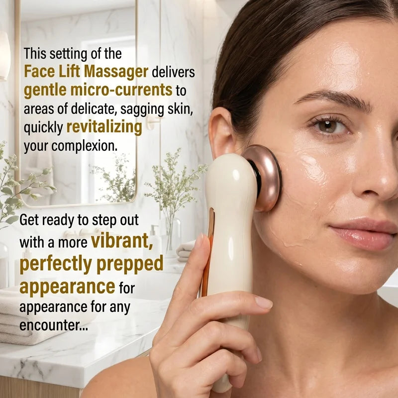 3-in-1 Facial Lifting Massager - Red Light & EMS Skin Tightening Tool