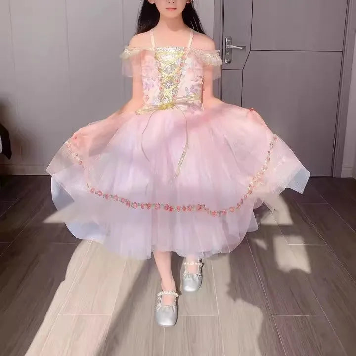 Dance Costumes Girls Dresses Cosplay Girl Ballet Leotards Baby Outfit Vestidos Summer Children Ballet Dress Tutu Kids Clothes