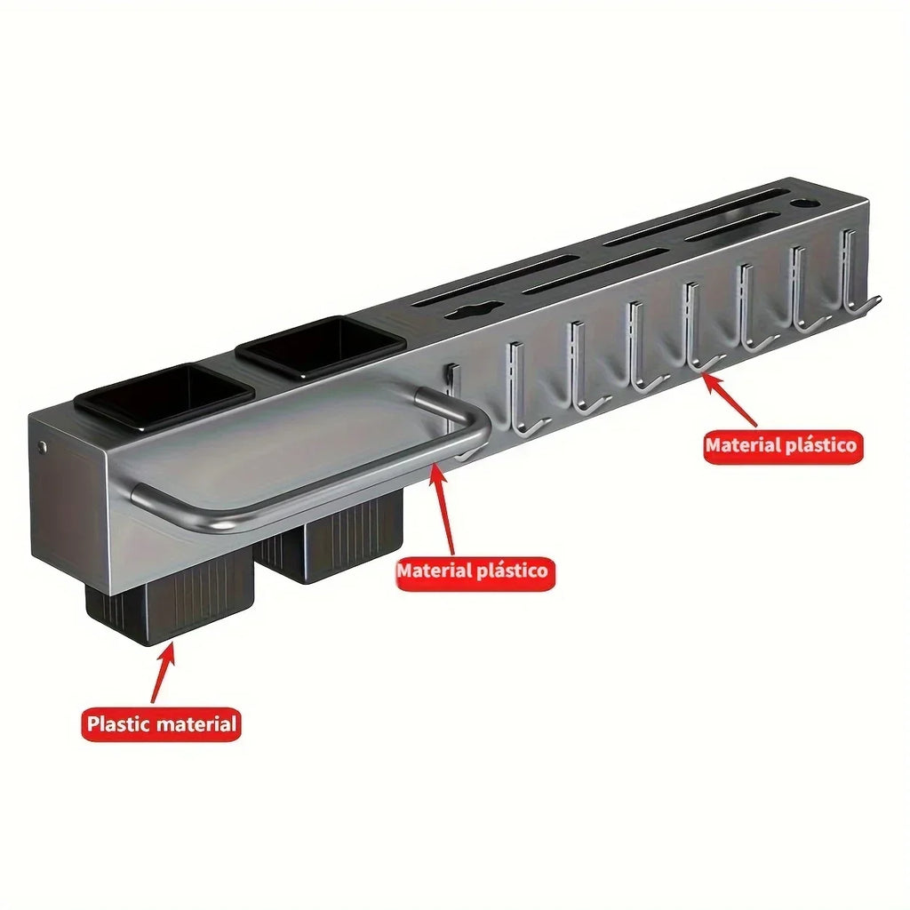 NEW Thiened Kitchen Knife Ra Wall Mounted Chopstis Tube Storage Multi-Function Carbon Steel Kitchen Storage Organizer