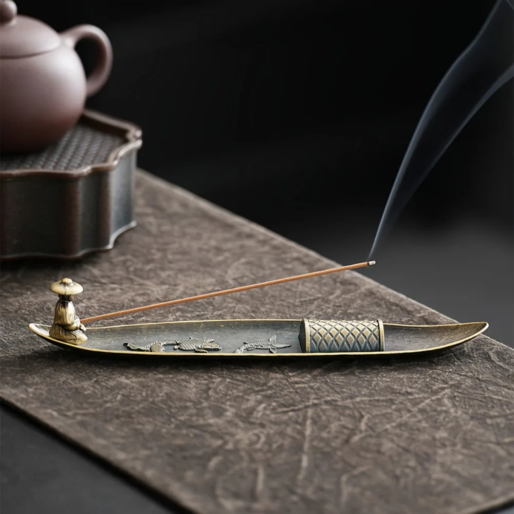 Japanese Style Fisherman Incense Stick Holder