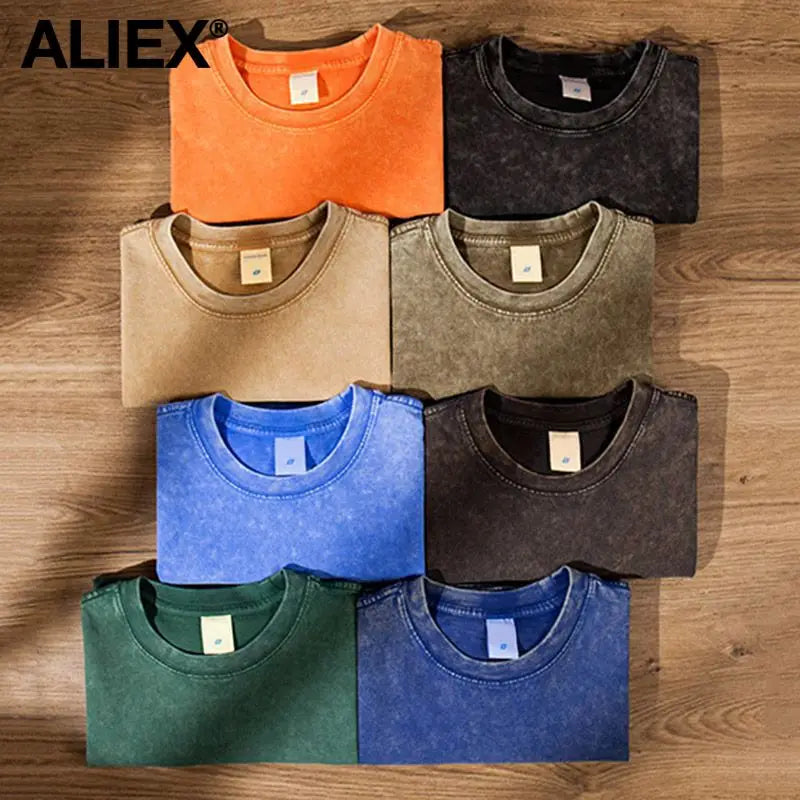 Women's 100% Cotton Oversized T-Shirt - Distressed Casual Tee
