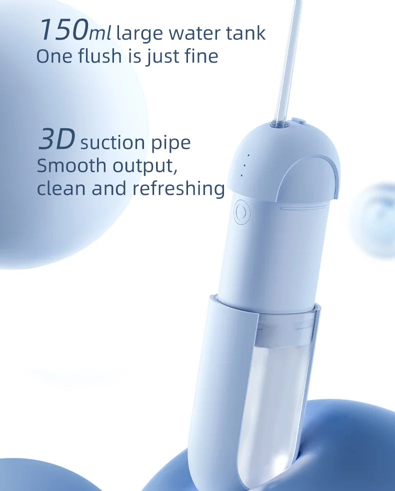 Cepillo de dientes eléctrico portátil con irrigador dental para limpiar los dientes, irrigador bucal doméstico para limpiar los dientes