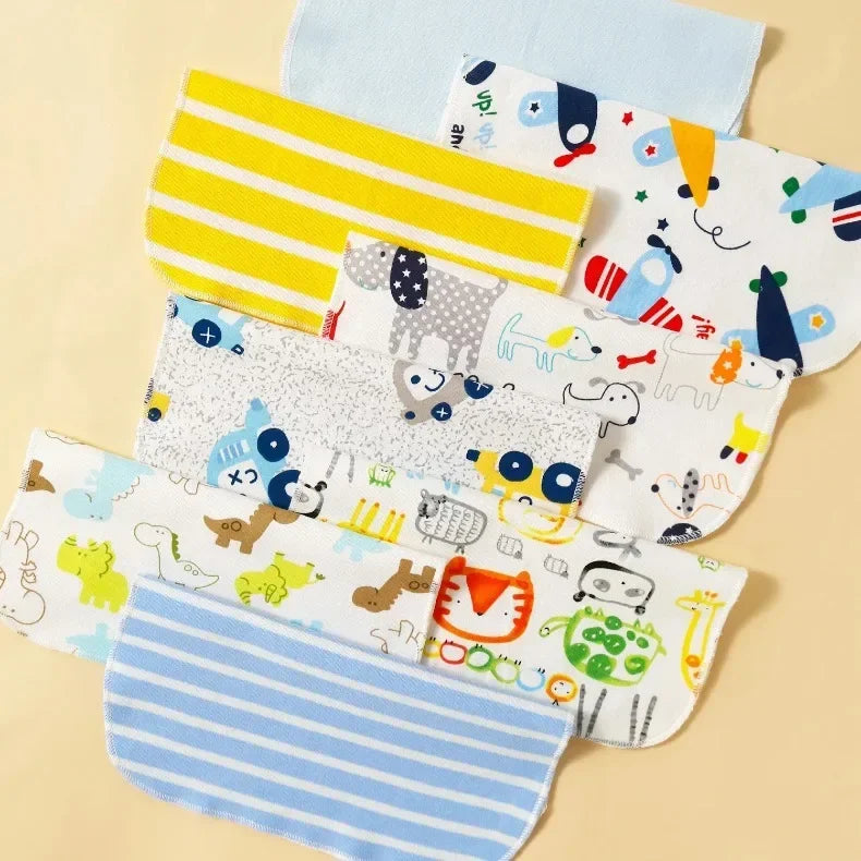 8Pcs Cotton Newborn Baby Towels Set Saliva Towel Nursing Towel Baby Boys Girls Bebe Toalha Washcloth Handkerchief Cloth Wipes