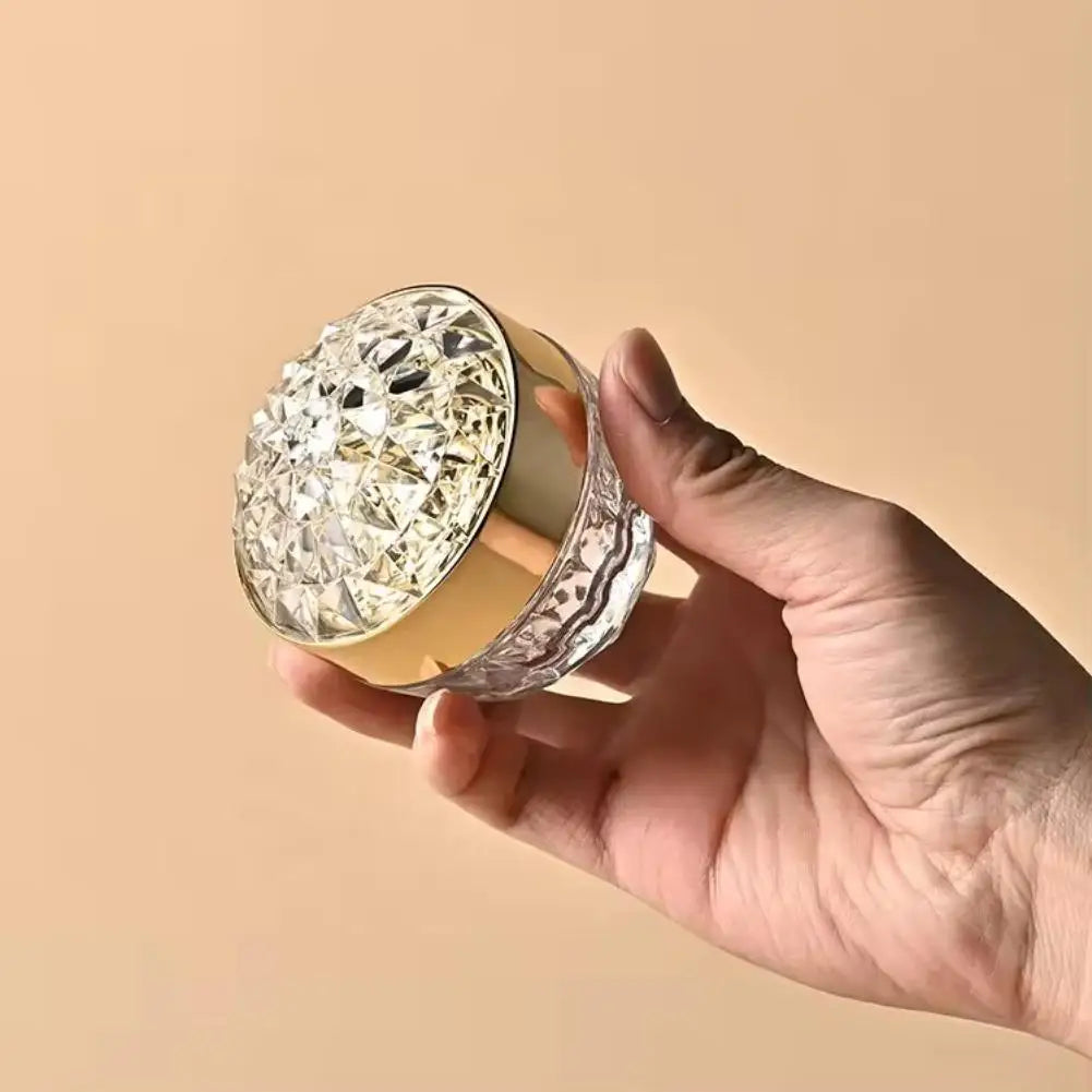 Empty Portable Mini Clear Glass Refillable Inner Liner Sub Packaging Eye Face Cream Travel Cosmetic Storage Containers