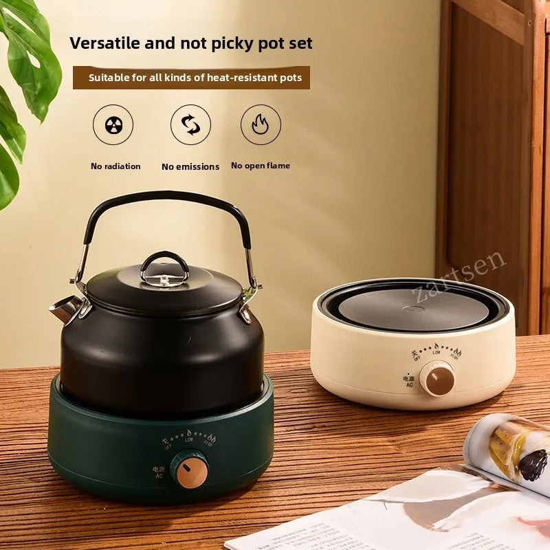 Electric Cookware Heating Base 500W Electric Heater Coffee Stove Home Manual Adjustable temperature Cooking Heater