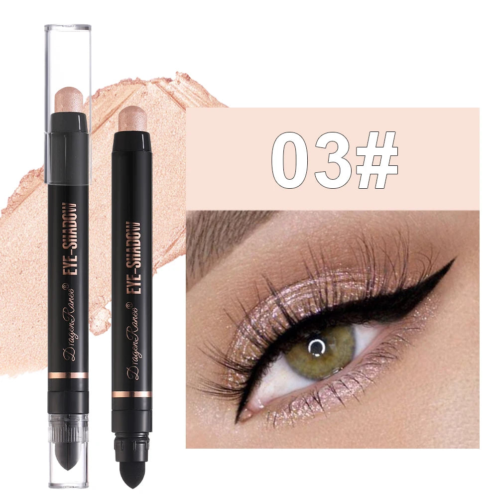 Eyeshadow Pen Pearlescent Liquid Waterproof With One Touch Application For All Day Wear Silky Shimmering