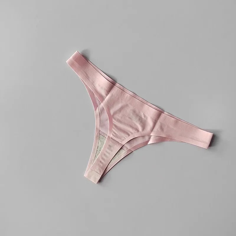 Women'S Yoga Panties Lingerie Sexy G Strings Thong Panties Female Sexy Underwear Women'S Seamless Low Waist Quick Dry Briefs Thongs
