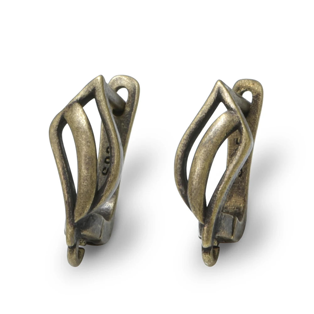1 Pair New Antique Bronze Earrings Findings For Diy Woman Jewelry Earring Hooks Accessories Handmade Making Supplies