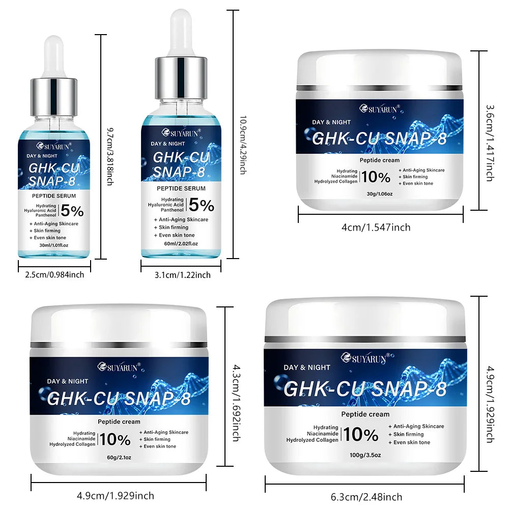 SUYARUN GHK-CU SNAP 8 Cream & Serum Anti-Aging Moisturizer Set