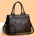 Retro Style Women Tote Bag Spacious, High Quality PU Shoulder/Crossbody Bags with Multiple Pockets, Chic, Ideal for Daily Use