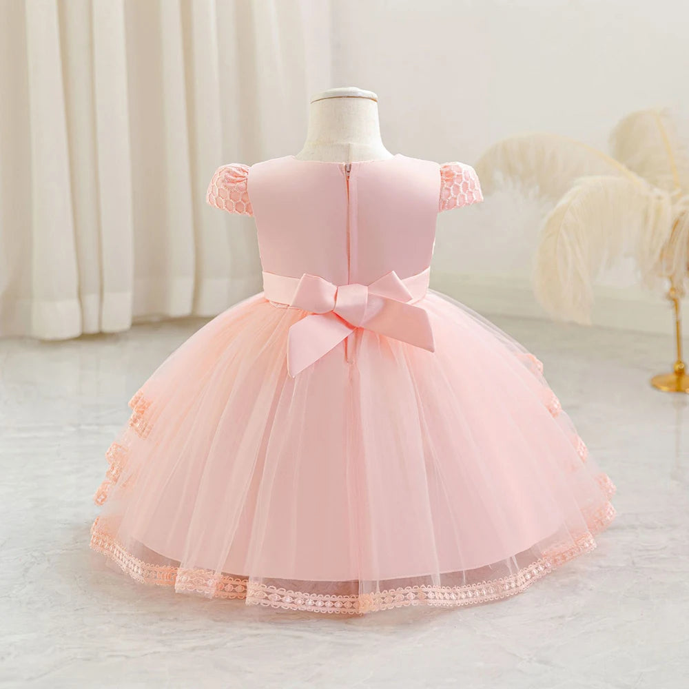 HETISO Toddler Girls Dress Princess Ball Gown for 1st Birthday Party Christmas Holiday Fashion Baby Girl Dress