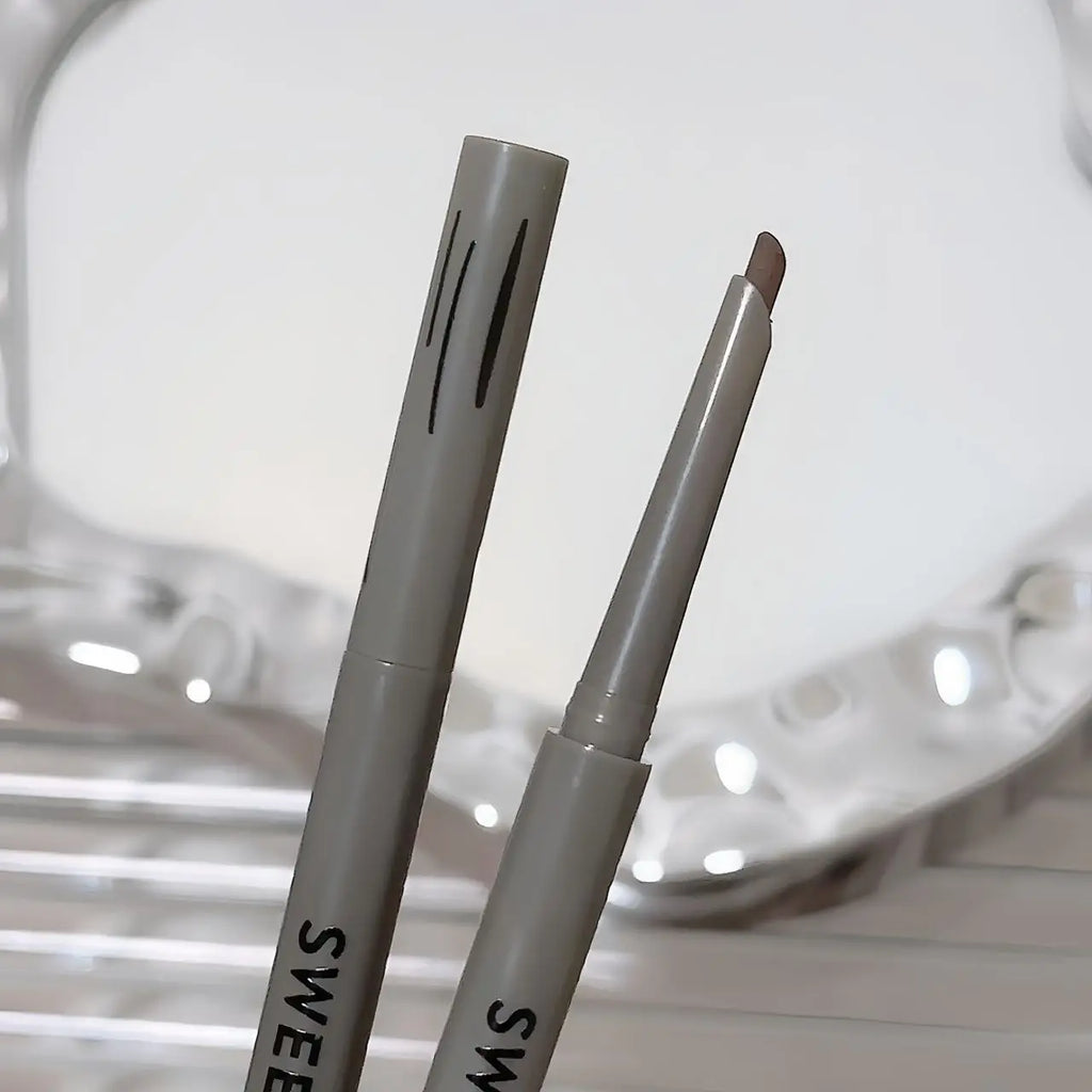 Slim Lying Silkworm Eyeliner Gel Pen Waterproof Non-smudging Eye Liner Pencil Lasting Black Brown Easy Wearing Eyeliner Gel Pen