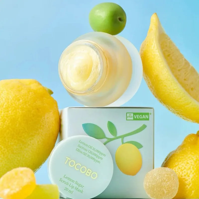 South Korean Skincare Brand Tocobo Ice Cream Texture Lip Mask Repair Ultra Moisturizing Lip Balm Hydrating Glow Non-irritating