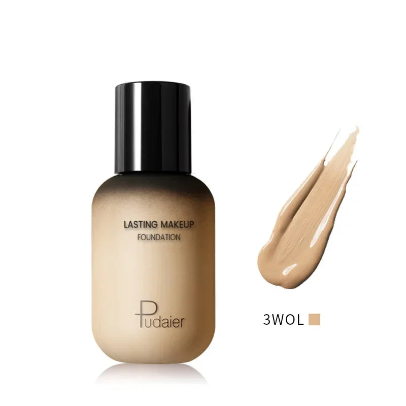 Full Coverage Foundation Base Cream Mineral Waterproof Concealer For All Skin Types, No Cracking, No Drying