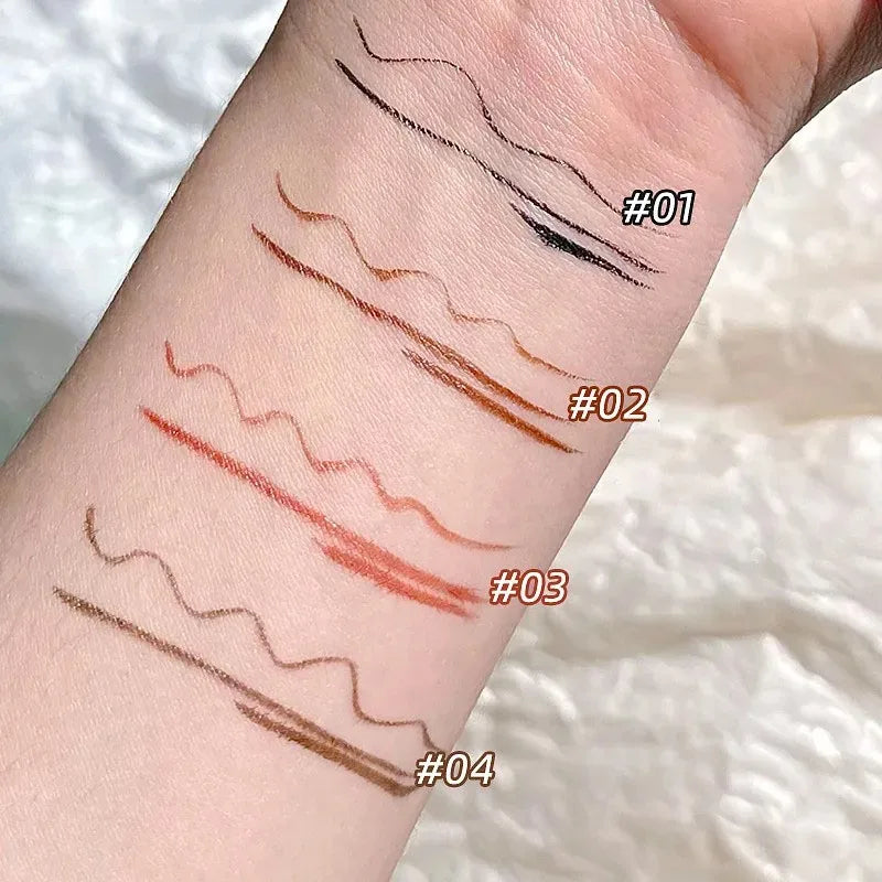 0.005mm Waterproof Liquid Eyeliner Matte Long Lasting Quick Dry Ultra-thin Eyeliner Lower Eyelash Pen Non Smudging Korean Makeup