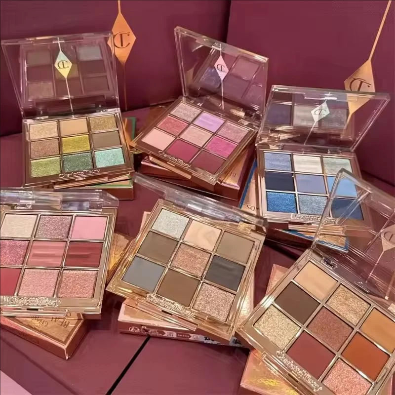Fashion Ct Portable Matte Eyeshadow Palette Nine Color Easy To Apply For Women Everyday