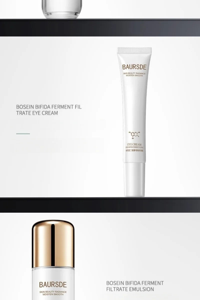 Bosein Retinol Skincare Five-Piece Set, Including Cleansing Balm, Essence Water, Eye Cream, Essence Lotion, Essence Cream, Contains Skin-Beneficial Ingredients Such as Bosein, Niacinamide, Centella Asiatica Extract, with a So