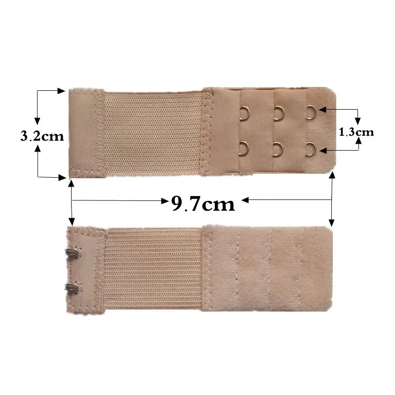 1/10Pcs Bra Extender For Women'S'S Elastic Bra Extension Strap Hook Clip Expander Adjustable Belt Buckle Intimates Accessories