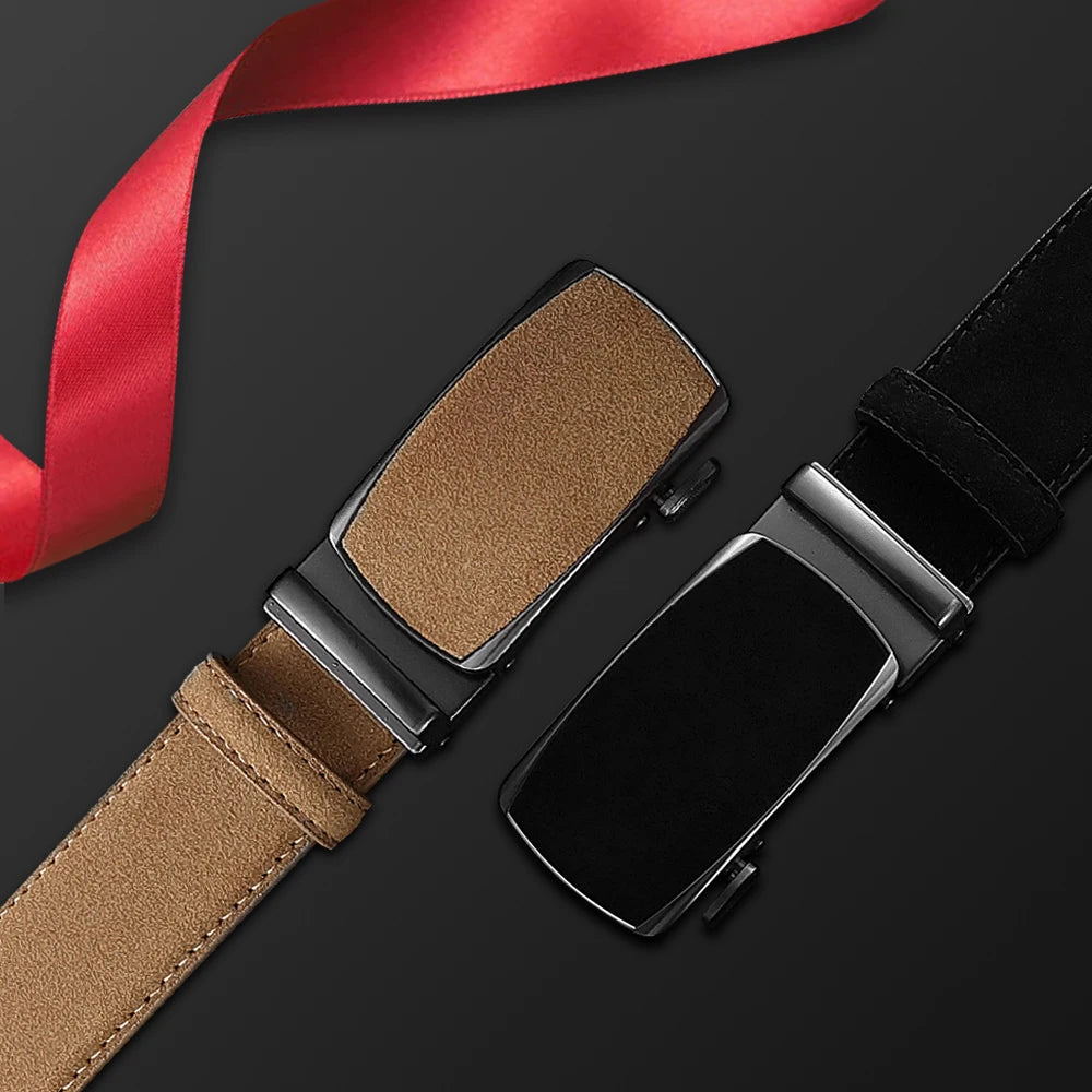Men Fashion Belt Genuine Leather Belt for Men Automatic Belts Adjustable Waistband Business Belts 허리띠