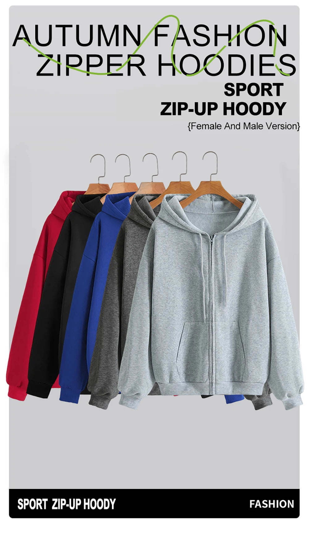 Plus Size Solid Zipper Hoodies Women Warm Fleece Hooded Sweatshirt Autumn Casual Sportswear Pocket Jogging Clothing Street Coat