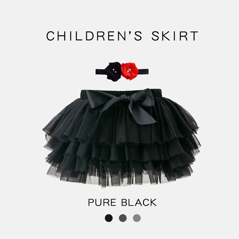 Rainbow Tulle Girls Tutu Skirt Princess Pettiskirt Baby Ballet Party Performance Clothes Newborn Photography Outfit for Kids