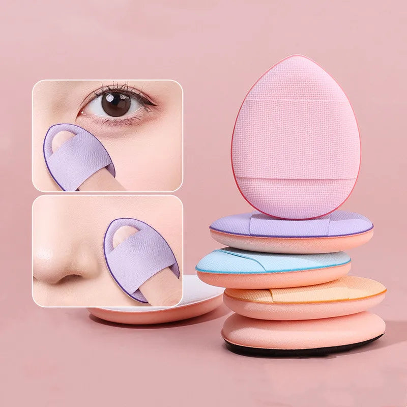 YS00079-- Mini finger puff small air cushion concealer water drops cotton candy makeup finger puff 1pcs/3pcs35pcs/10pcs