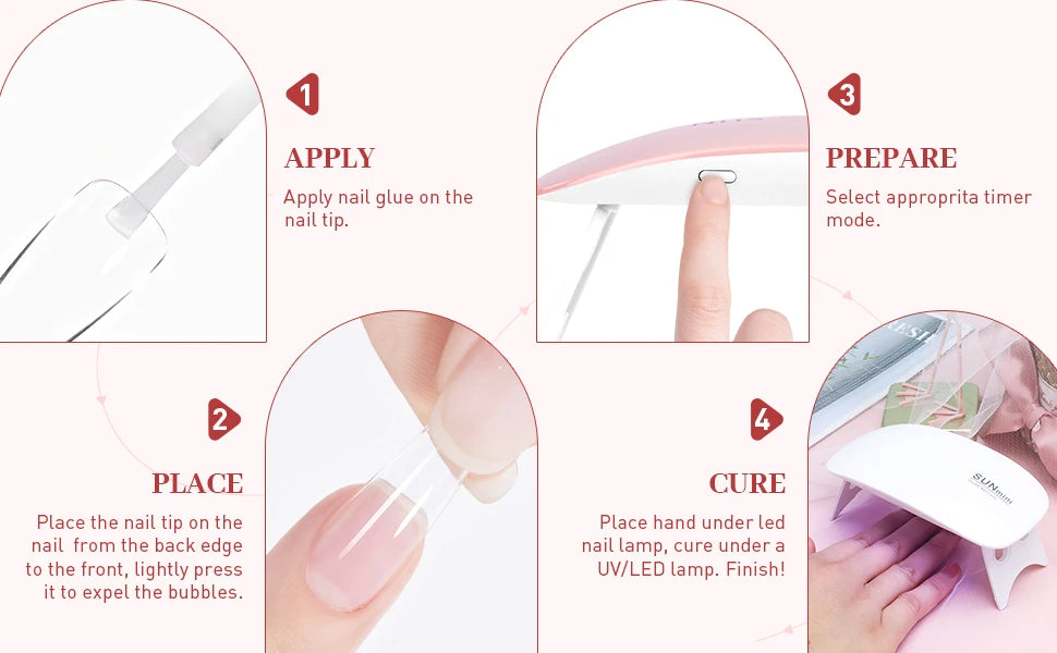 LINMANDA Mini Nail Dryer Lamp 6W LED UV Portable Nail Dryer Curing Lamp Light for Gel Based Polish with 45s/60s Timer Setting