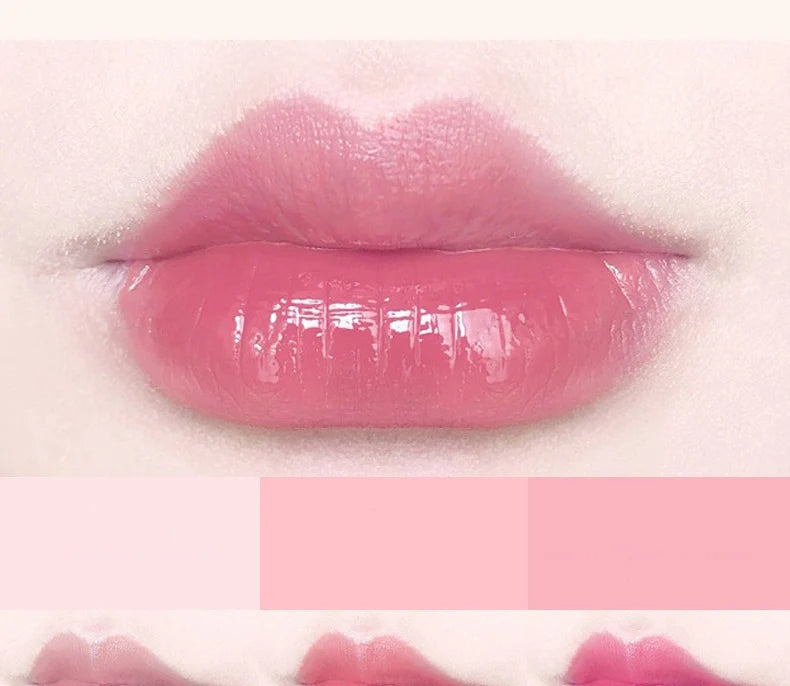 Color Changing Lipstick Moisturizing Lip Balm Nourising Long Lasting Aloe Vera Peach Gloss Natural Beeswax Lip Care Cosmetics