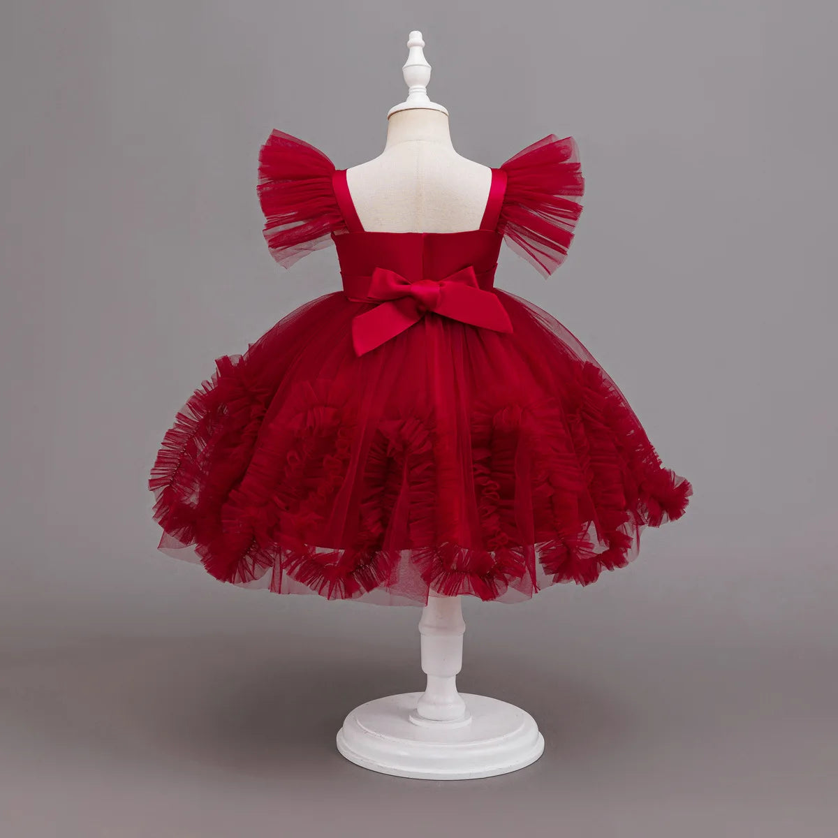 HETISO Girls Sequined Tutu Mesh Dress Summer Kids Birthday Party Christmas Ball Gown Child Wear For 3-10 Years